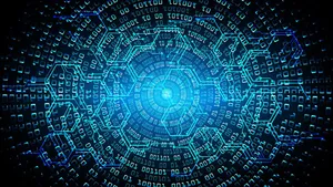 Subliminal Binary Concept Wallpaper