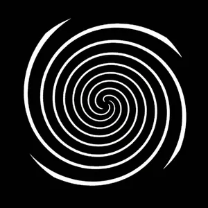 Subliminal Idea Through Spirals Wallpaper