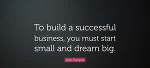 Success Business Quote Dangote Wallpaper