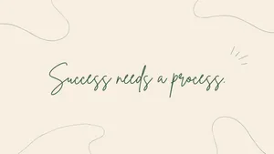 Success Process Quote Background Wallpaper
