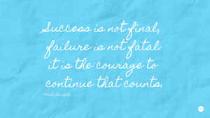 Successful Quote Amidst Failure Wallpaper