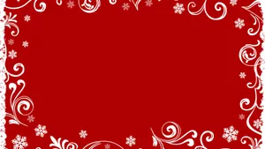 Succinct Red Swirls Wallpaper
