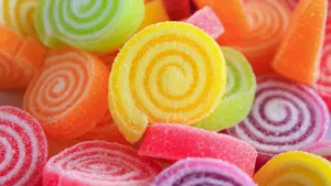 Sugar Jelly Sweet Treats Wallpaper