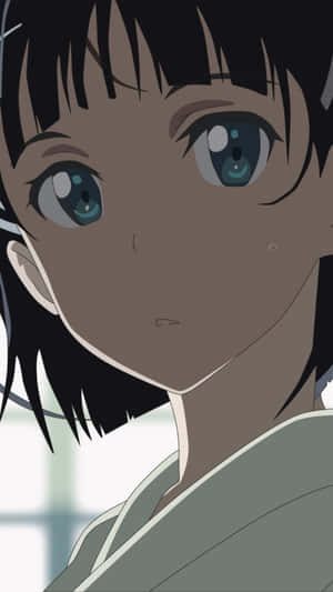 Suguha Kirigaya Striking A Pose In Alo Game Wallpaper