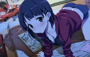 Suguha Kirigaya Striking A Pose In Her Vibrant Outfit Wallpaper