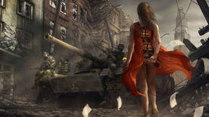 Suicide Bomber In War Wallpaper