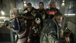 Suicide Squad Team Action Pose Wallpaper