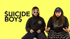 Suicideboys Dollar Signs Lettering Wallpaper