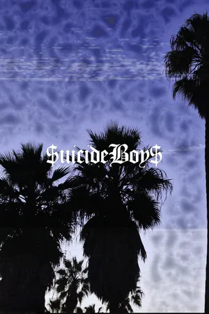 Suicideboys Purple And Grey Clouds Wallpaper