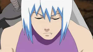 Suigetsu Hozuki, The Master Of Water Transformation, In An Epic Pose. Wallpaper