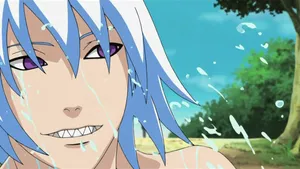 Suigetsu Hozuki Unleashing His Water Powers Wallpaper