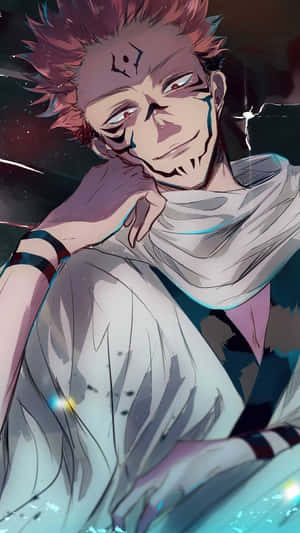 Sukuna Anime Character Illustration Wallpaper