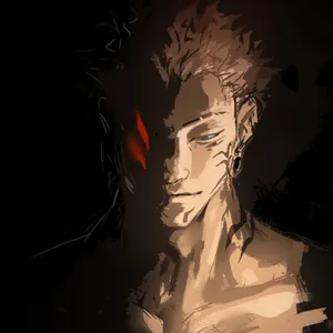 Sukuna Profile Art Wallpaper