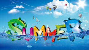 Summer Graphic Design Wallpaper