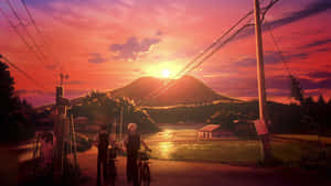 Summer Hikaru Died Sunset Scene Wallpaper