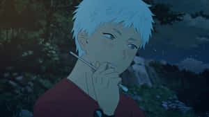 Summer Hikaru Smoking Night Wallpaper