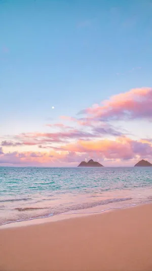 Summer Iphone Pastel Beach Wallpaper