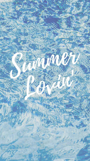 Summer Lovin Water Background Wallpaper