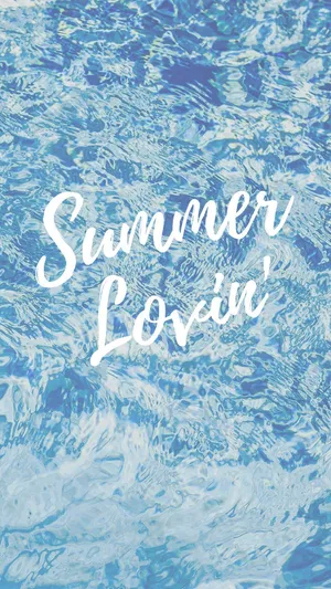 Summer Lovin Water Background Wallpaper