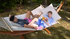 Summer Reading Hammock Relaxation Wallpaper