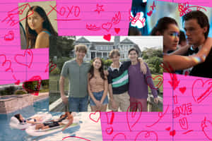 Summer Romance Collage Wallpaper