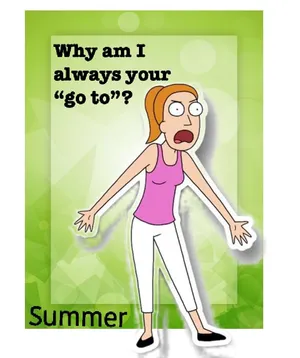 Summer Smith Enjoying A Vibrant Sunset Wallpaper