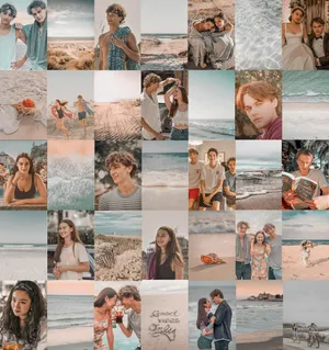 Summer Turned Pretty Collage Wallpaper