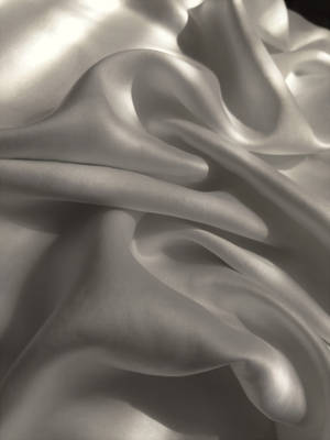 Sun-kissed White Silk Wallpaper