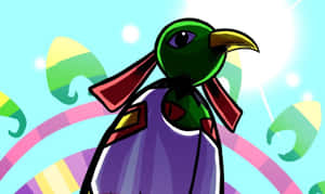 Sun Shining Brightly Above Xatu Wallpaper