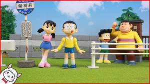 Suneo Takeshi Nobita Shizuka Hd Wallpaper