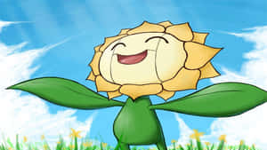 Sunflora Enjoying Sunlight Wallpaper