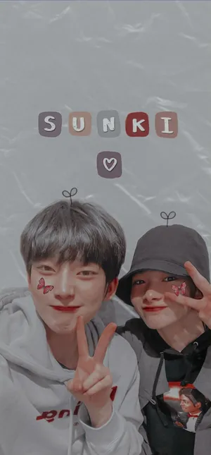Sunki Duo Enhypen Aesthetic Wallpaper