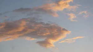 Sunlit High Resolution Clouds Wallpaper