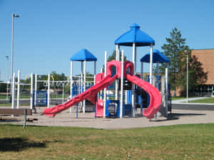 Sunny Day Playgroundat Independence Park Wallpaper