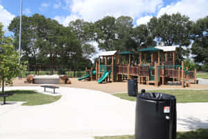 Sunny Day Playgroundat Independence Park Wallpaper