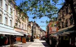 Sunny Dayin Echternach Town Center Wallpaper