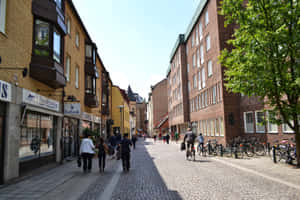 Sunny Dayin Lund Sweden Wallpaper