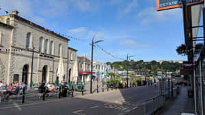 Sunny Dayin Truro City Centre Wallpaper