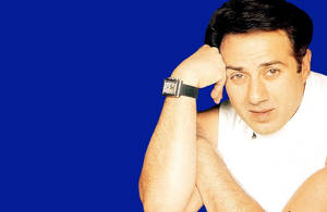 Sunny Deol Dark Blue Poster Wallpaper