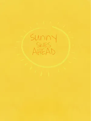 Sunny Sales Ahead - A Yellow Background With A Yellow Sun Wallpaper