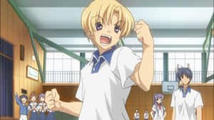 Sunohara Youhei Anime School Scene Wallpaper