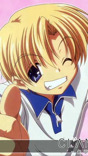 Sunohara Youhei Smiling Anime Character Wallpaper