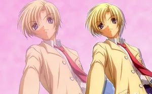 Sunohara Youhei, The Animated Character From Clannad Series. Showing A Smile. Wallpaper