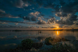 Sunrise At Burma Beach Wallpaper