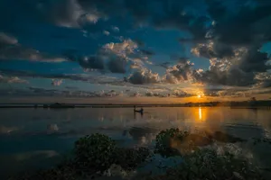 Sunrise At Burma Beach Wallpaper
