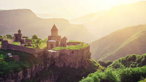 Sunrise In Tatev Armenia Wallpaper