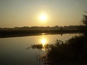 Sunrise Nature By Lake Wallpaper