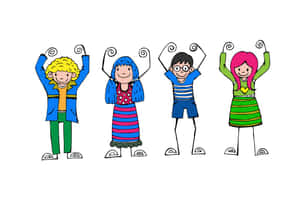 Sunrise Over A Grassy Meadow With A Path Winding Into The Distance Wallpaper