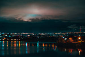 Sunrise Over Yerevan, Armenia Wallpaper