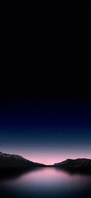 Sunrise Solid Blue Iphone Wallpaper
